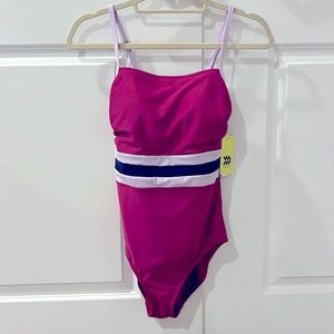 NWT COLORBLOCK SWIMSUIT